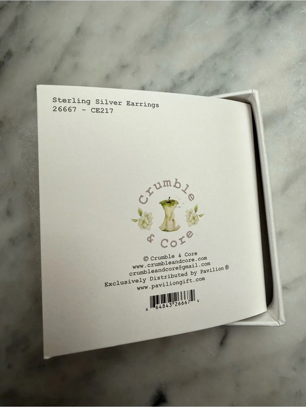Pavilion Gift Company Get Well 5mm Sterling Silver Cubic Zirconia Earrings NIB